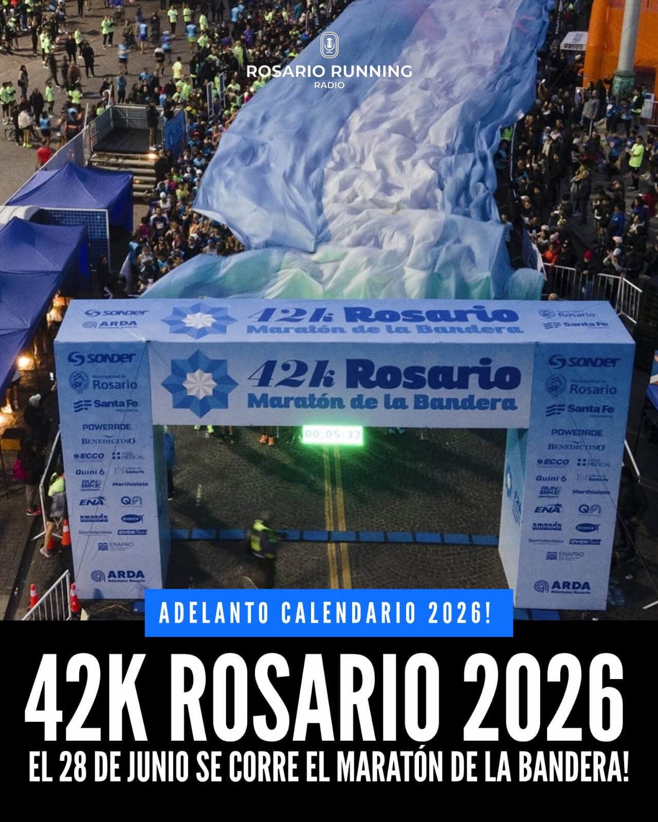 Imagen del evento Maratón de la Bandera 42k Rosario